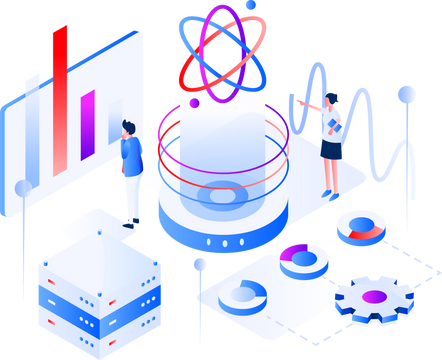 Data Science Isometric Illustration Concept